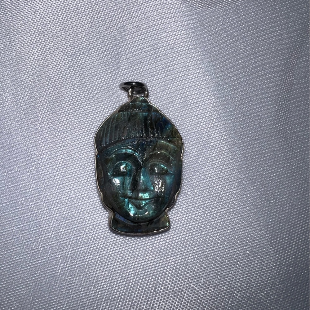 Gemstone pendant- 1 inch